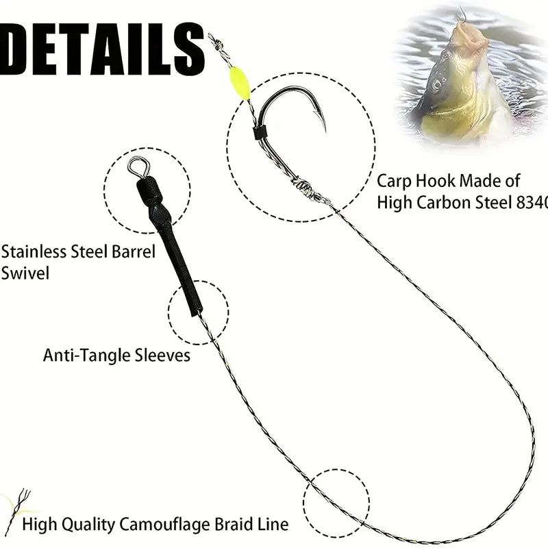 #1 CARP RIG 2# 4# 6# 8#