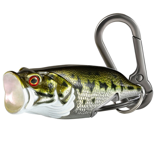 Bass Fishing Keychain