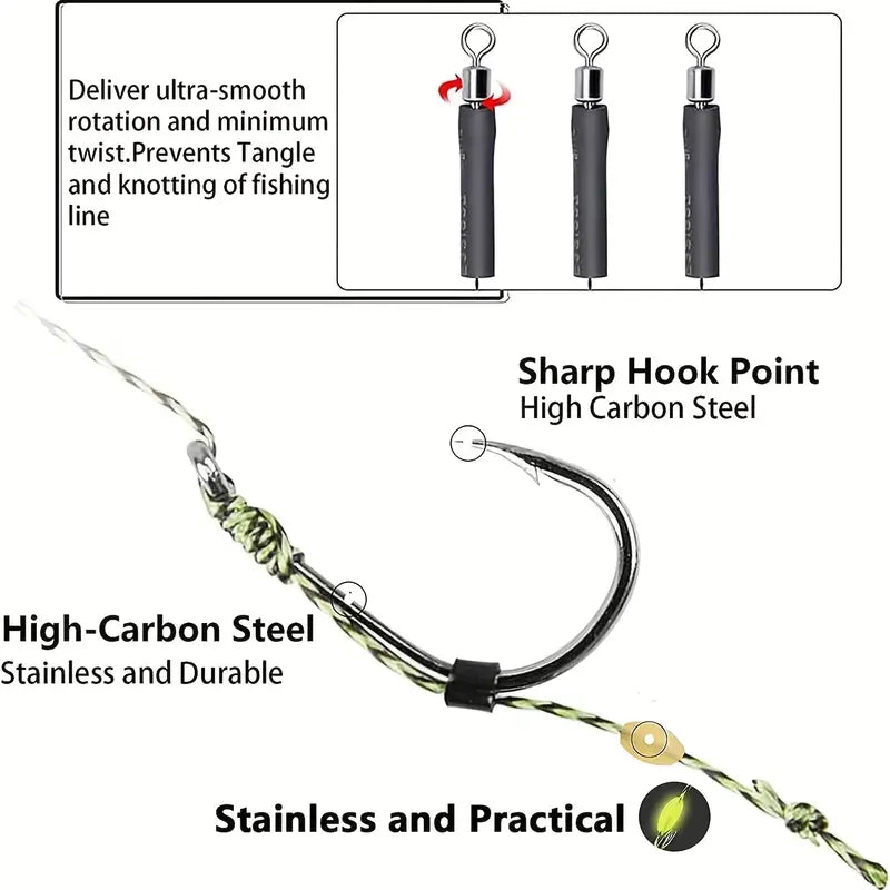 #1 CARP RIG 2# 4# 6# 8#