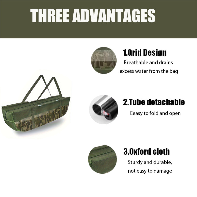 #14 Foldable Camouflage Fishing Bag